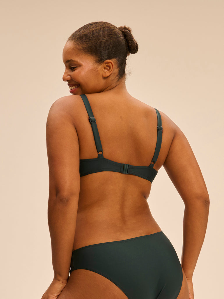 Haut de maillot de bain avec armatures - Vert Tropical