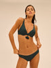 Haut de maillot de bain à coque - Vert Tropical