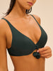 Haut de maillot de bain à coque - Vert Tropical