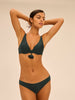 Haut de maillot de bain à coque - Vert Tropical
