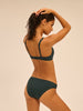 Haut de maillot de bain à coque - Vert Tropical