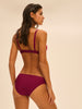 Haut de maillot de bain triangle sans armature - Cassis