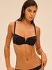 Haut de maillot de bain corbeille - Noir