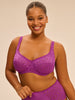 Soutien-gorge emboitant plongeant - Violet Divine