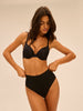 String gainant taille haute - Noir