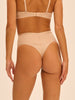 String gainant taille haute - Peau Rosée