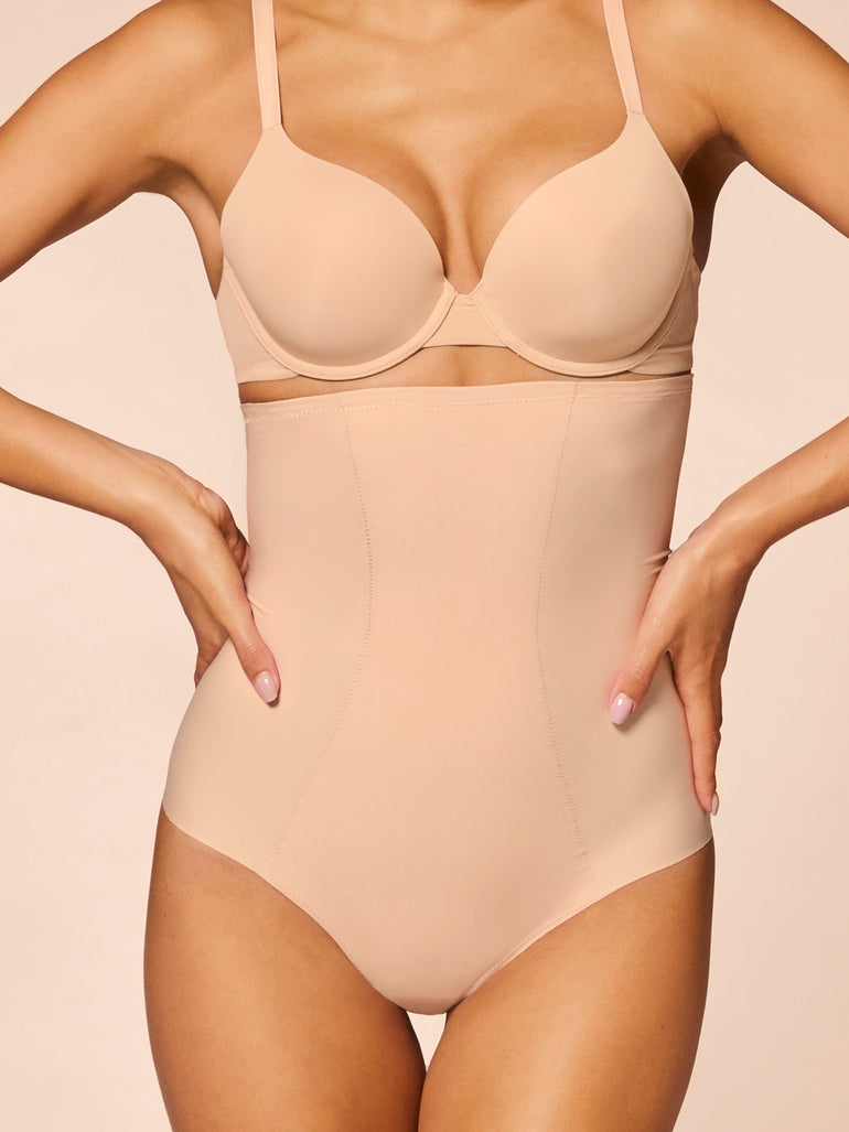 Culotte haute gainante - Peau Rosée