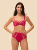Culotte taille haute - Cranberry
