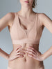 Brassière de sport sans armatures - Rose yogi