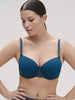 Soutien-gorge décolleté carré en spacer 3D - Bleu Prestige