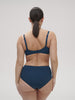 Soutien-gorge décolleté carré en spacer 3D - Bleu Prestige