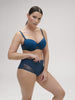 Soutien-gorge décolleté carré en spacer 3D - Bleu Prestige