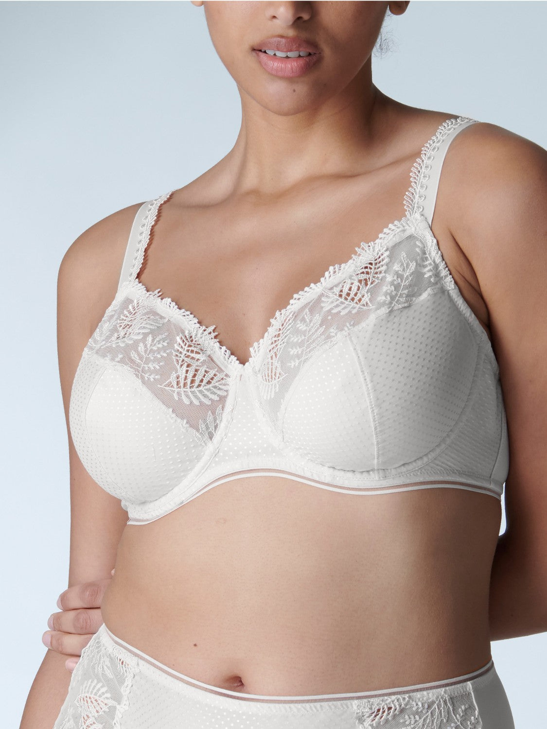 Soutien-gorge Aubade Crème - Taille 85D - Balconnet - Occasion Très Bon état