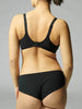 Soutien-gorge avec armatures decollete carre - Noir