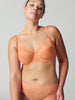 Soutien-gorge avec armatures décolleté carré - Abricot