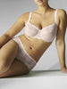 Soutien-gorge avec armatures decollete carre - Rose sakura