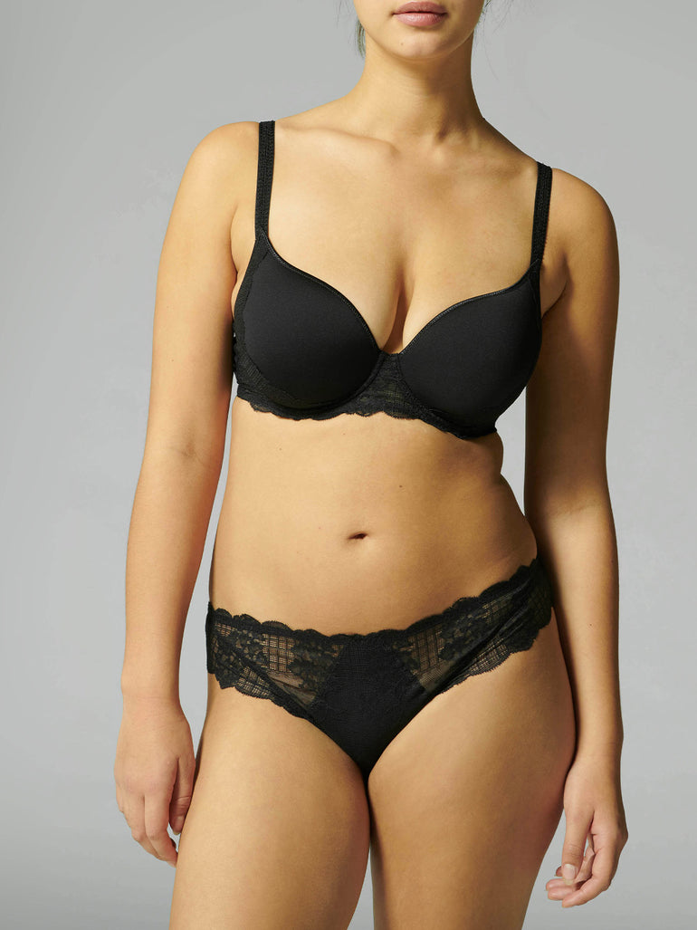Soutien-gorge spacer décolleté plongeant - Noir