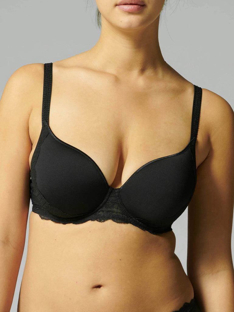 Soutien-gorge spacer décolleté plongeant - Noir