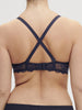 Soutien-gorge push-up décolleté plongeant - Bleu Cosmic