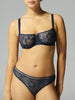 Soutien-gorge corbeille - Bleu Nuit