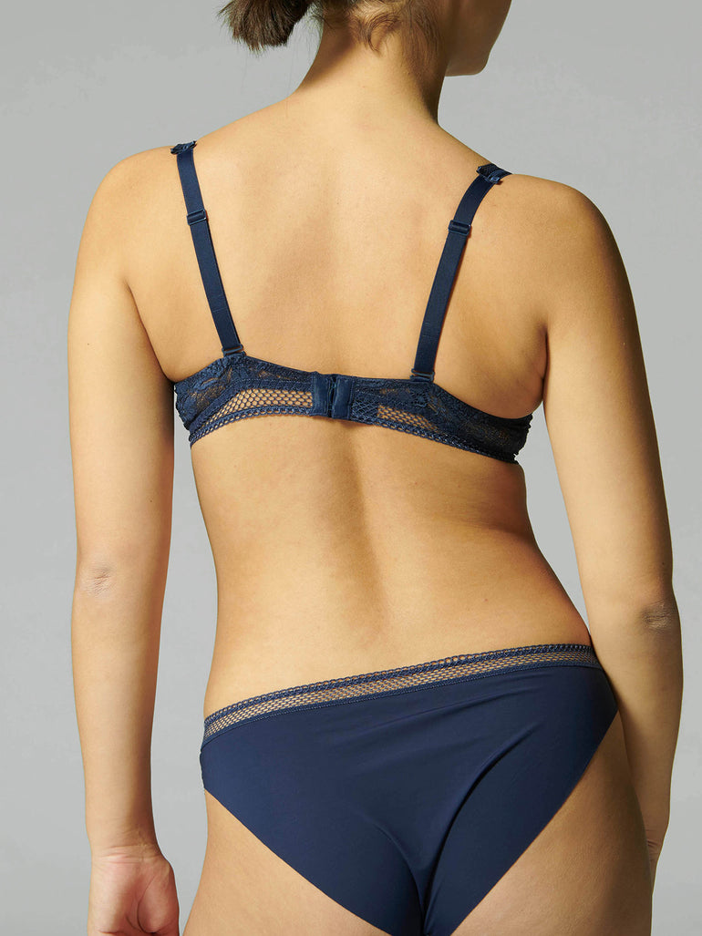 Soutien-gorge corbeille - Bleu Nuit