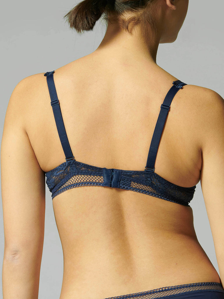 Soutien-gorge corbeille - Bleu Nuit