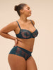 Soutien-gorge corbeille - Bleu Prestige