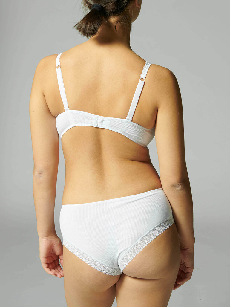 Soutien-gorge sans-armatures structuré - Blanc