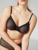 Soutien-gorge armatures moulé - Noir
