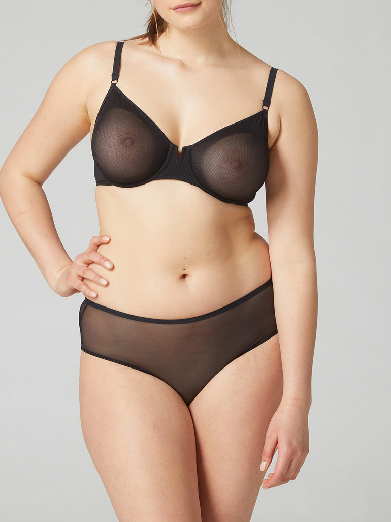 Soutien-gorge armatures moulé - Noir