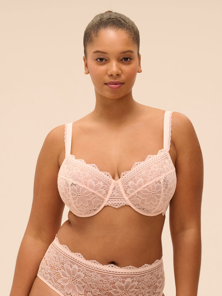 Soutien-gorge emboitant - Poudre Pétale