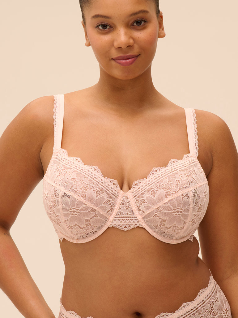 Soutien-gorge emboitant - Poudre Pétale