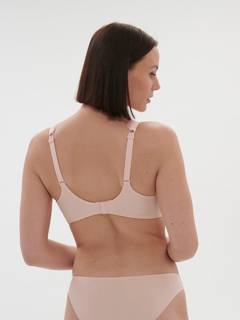 Soutien-gorge avec armature emboitant - Poudre pétale