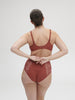 Culotte taille haute - Terre de Sienne