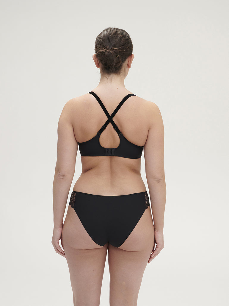 Soutien-gorge avec armatures emboitant - Noir