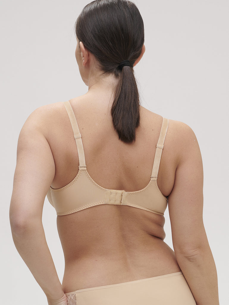 Soutien-gorge avec armatures emboitant - Vanille
