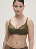 Soutien-gorge sans-armatures structuré - Vert Aventure