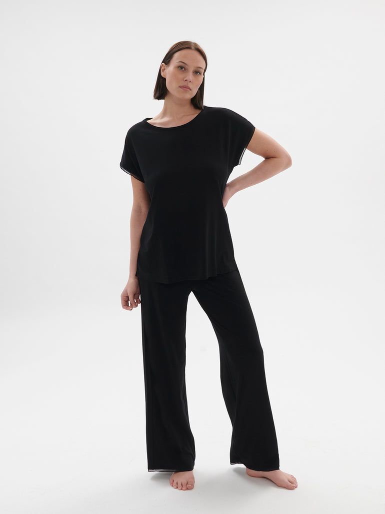 Top manches courtes - Noir