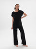 Top manches courtes - Noir
