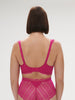 Soutien-gorge spacer décolleté plongeant - Rose Hibiscus