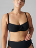 Haut de maillot de bain bandeau mousse avec armatures - Noir