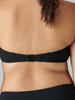 Haut de maillot de bain bandeau mousse avec armatures - Noir