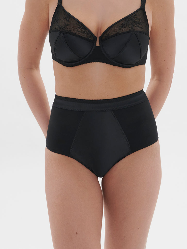 Culotte taille haute - Noir