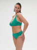 Culotte de bain taille haute - Vert Waterfall