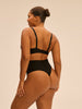 String gainant taille haute - Noir