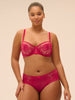 Soutien-gorge corbeille - Cranberry
