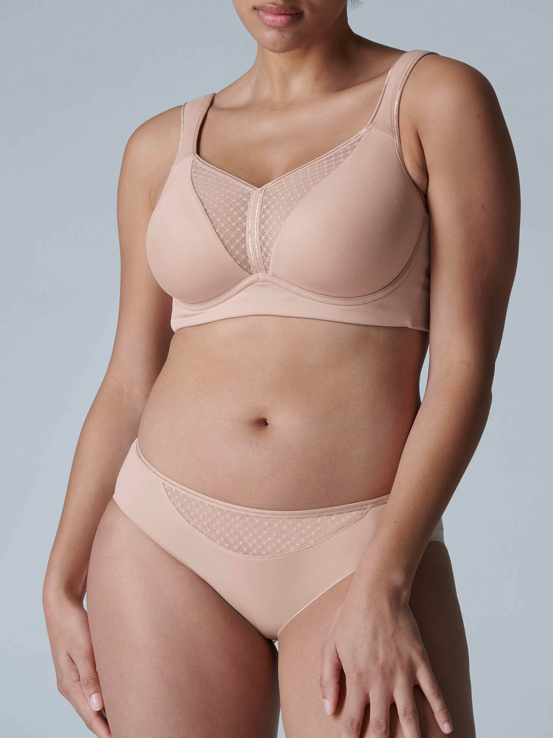 Brassière de sport avec armatures - Rose Yogi