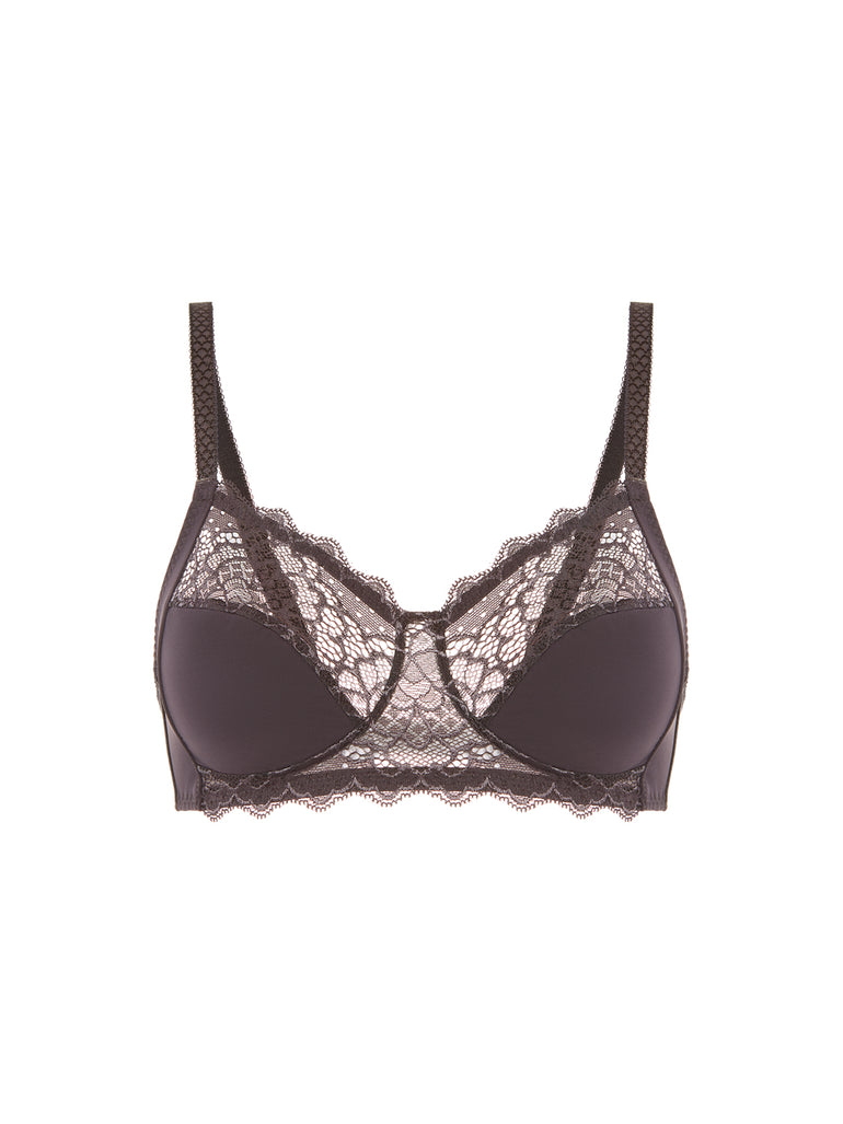 Soutien-gorge sans armatures structuré - Gris Graphite