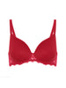 Soutien-gorge spacer décolleté plongeant - Rouge Tango