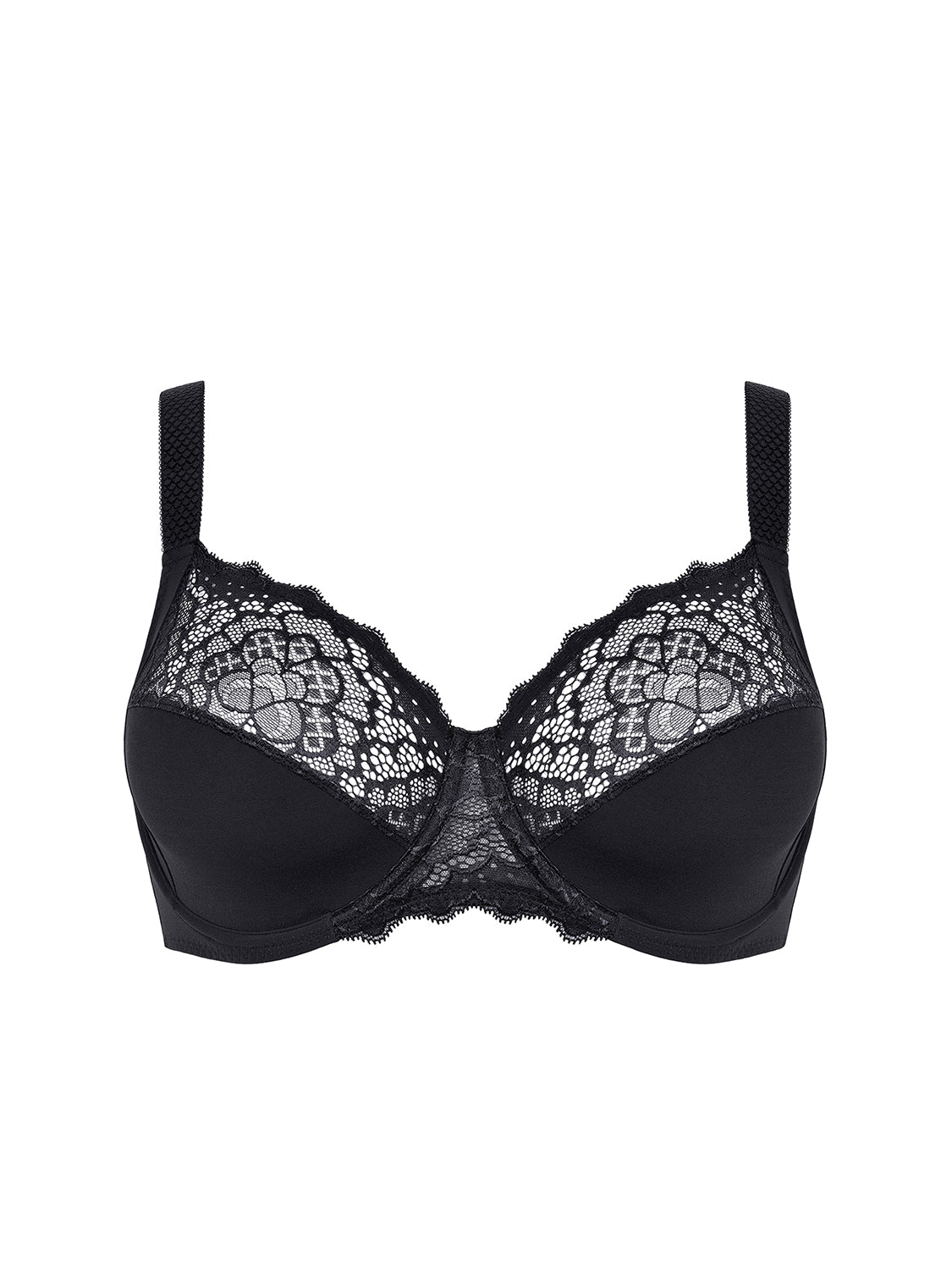 Soutien-gorge avec armatures emboîtant - Noir